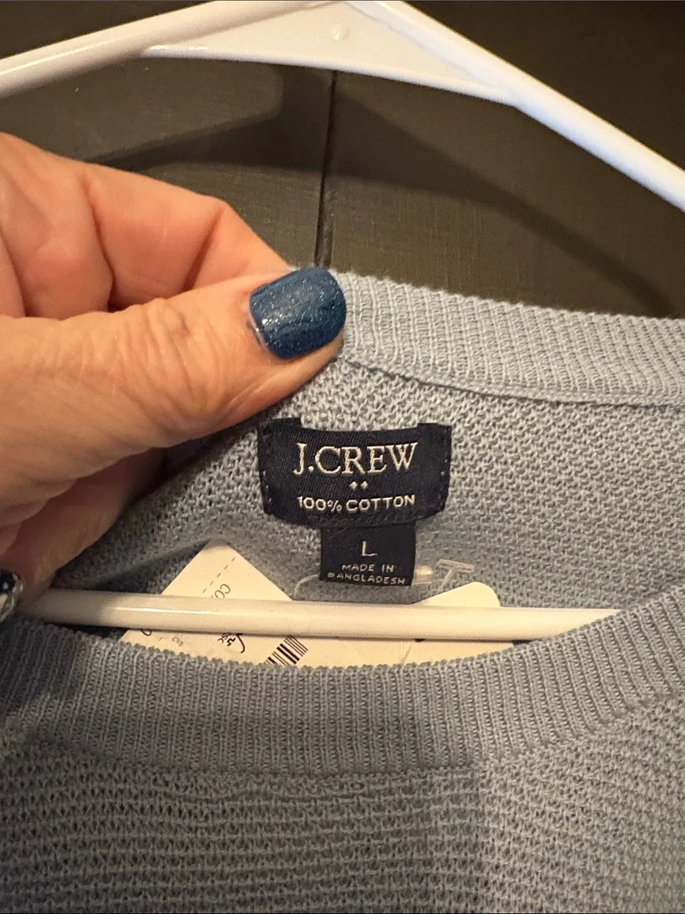 J. Crew Light Blue Crewneck Sweater - Classic Knit